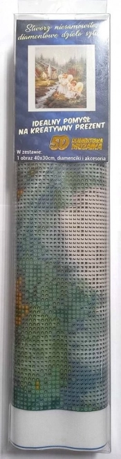 NORIMPEX Diamantno slikanje Angelčki 30x40cm