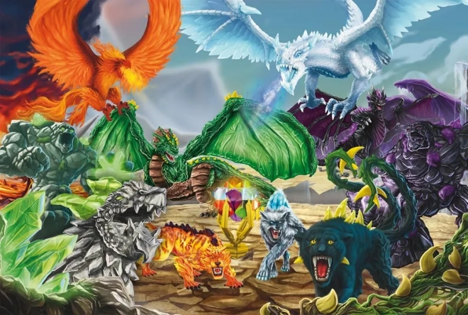 Sestavljanka Eldrador: Bitka za super kristal s figurico