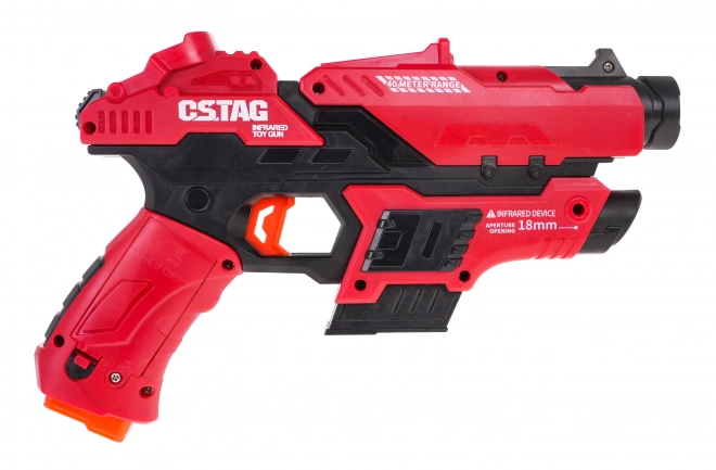 Komplet laserskih orožij + ščiti s funkcijo dima