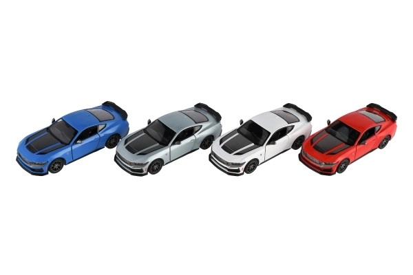Avto Kinsmart 2024 Ford Mustang Dark Horse 1:38 kovina/plast 12,5 cm 4 barve z vzvratnim pogonom 12 kos v škatli