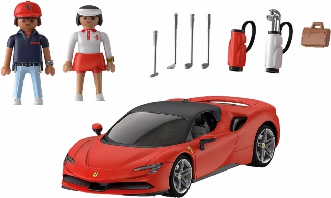 Dve figurici in golf dodatki
