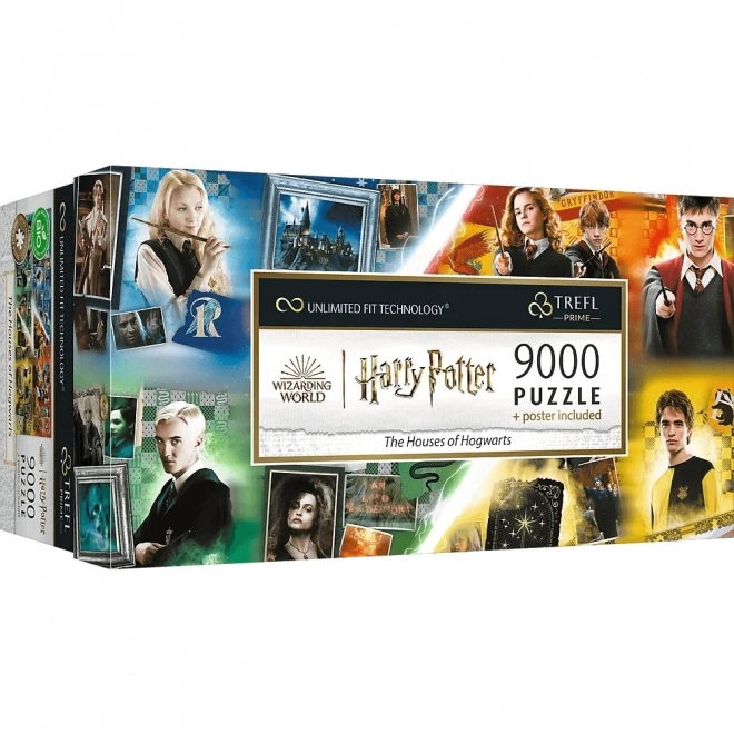 TREFL Puzzle UFT Harry Potter: Bradaviške hiše 9000 kosov