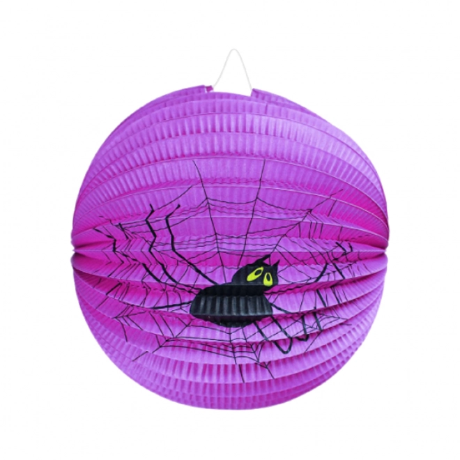 Lampion za noč čarovnic pajek 25 cm