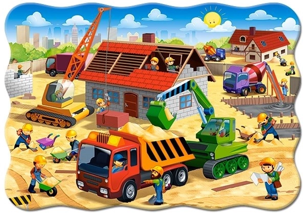 Puzzle Gradbeništvo 30 kosov