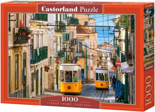 Sestavljanka 1000 kosov Lizbonski tramvaji Portugalska