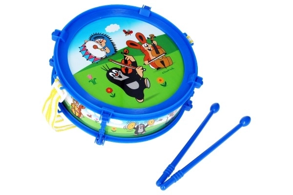 Krtek/Krtkov boben plast 20cm + 2 palčki v škatli