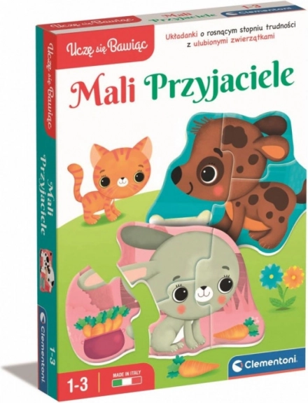 Sestavljanka Mali prijatelji – živali s kmetije CLEMENTONI