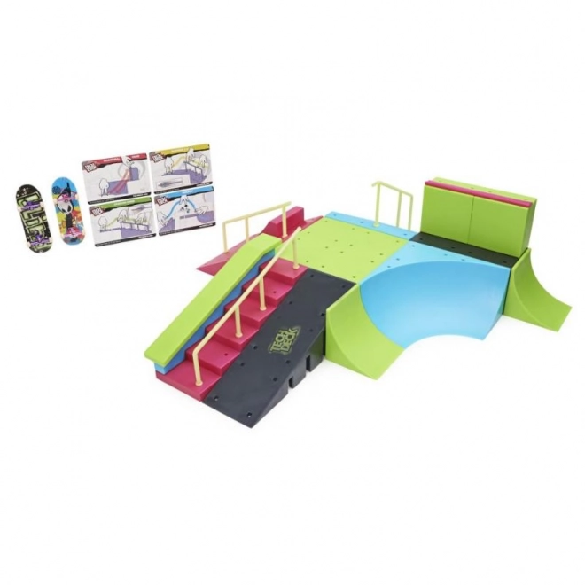 Tech Deck xconnect velik set z neonskimi barvami
