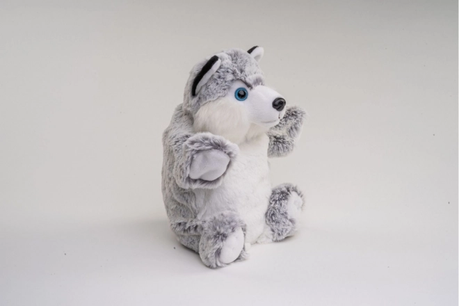 Plišast Pes Husky 25 cm