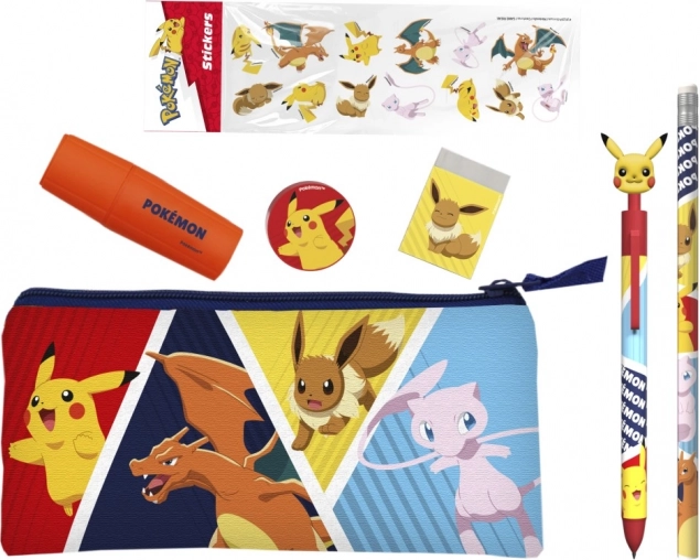 Šolski komplet Pokémon z nalepkami