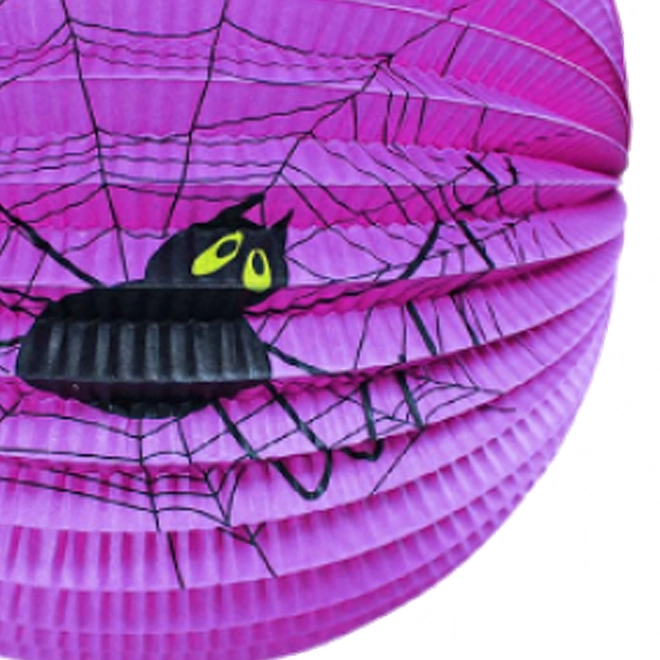 Lampion za noč čarovnic pajek 25 cm