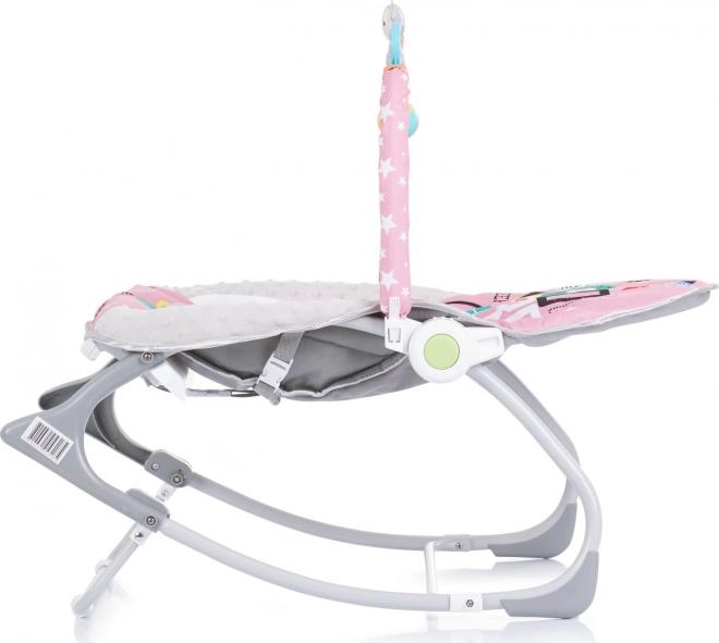 CHIPOLINO Vibracijski 2v1 Baby Spa – Roza