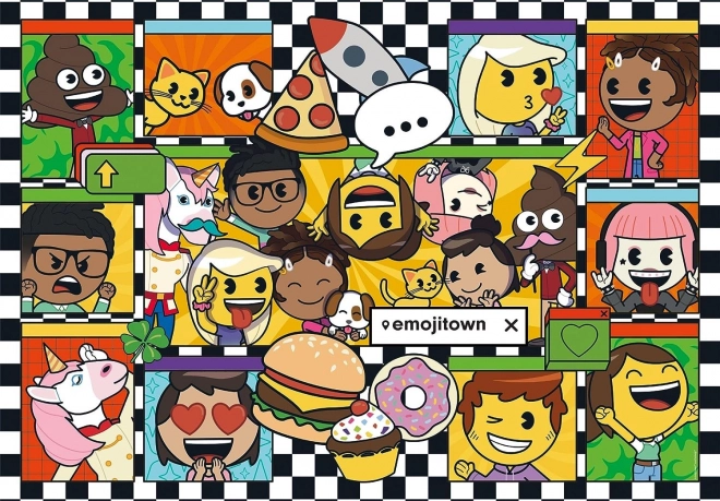Puzzle Emoji Town 180 kosov CLEMENTONI