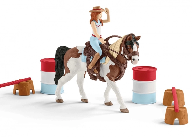 SCHLEICH Horse Club® 42441 Hannah in jahalni komplet za western