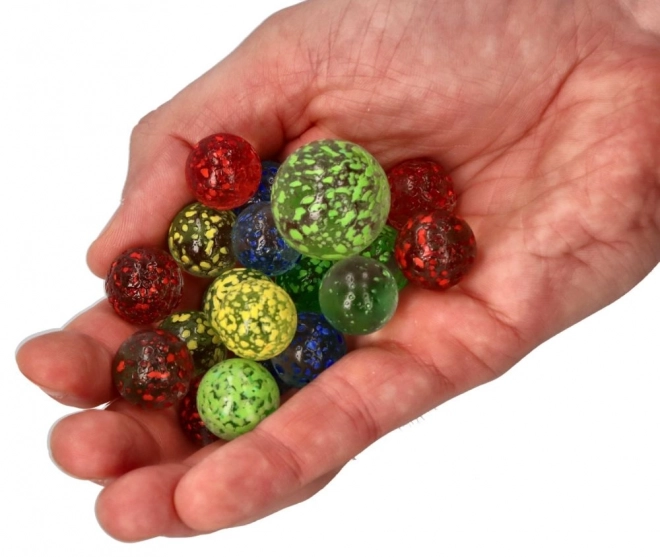 Steklene frnikole Marbles 21 kosov - Marmorirane frnikole