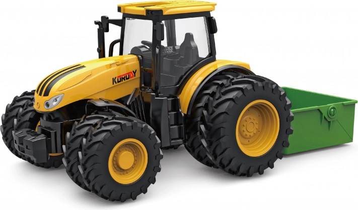Traktor s pripomočki in učinki