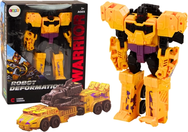 Transformirajoči robotski tank 2v1 X-Warrior rumen