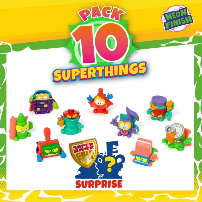 Zbirateljska figurica SuperThings NeonPower - komplet 10 kos