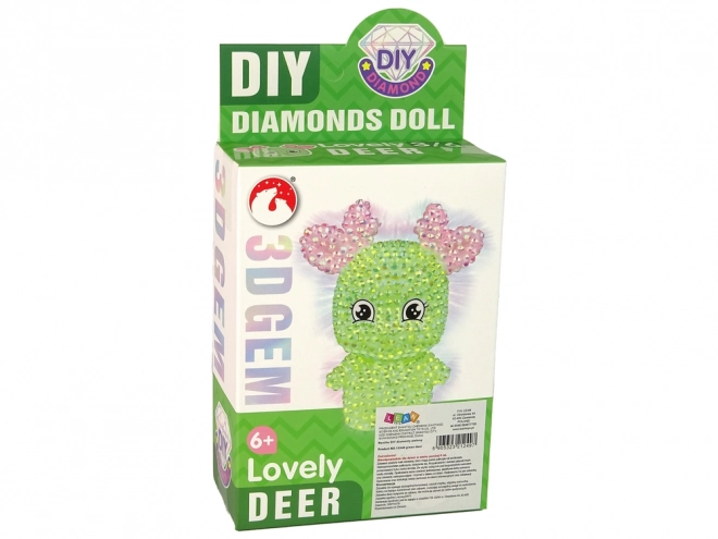 DIY Diamond Reindeer DIY kristali 3D obesek za ključe Set