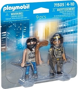 Set figur PLAYMOBIL Duo Pack Specialna enota in razbojnik