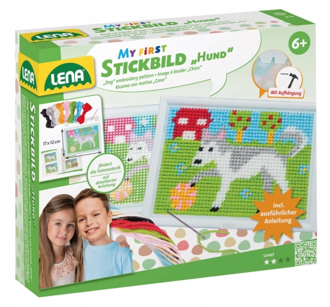 Lena Prvi set za vezenje Pes