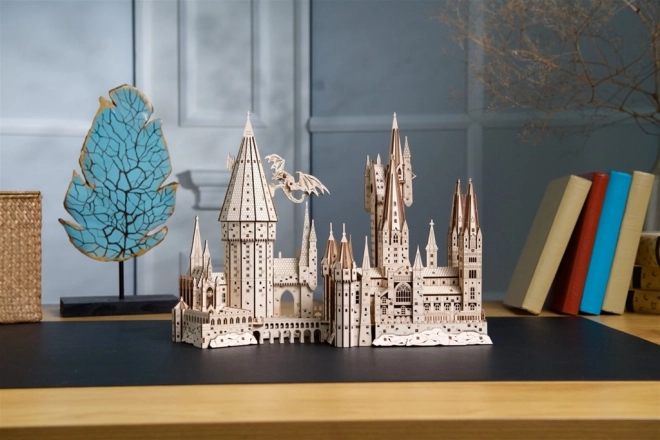 Ugears 3D leseno mehansko puzzle Grad Bradavičarka, Harry Potter