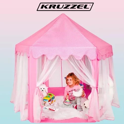 Kruzzel roza otroški šotor 23869