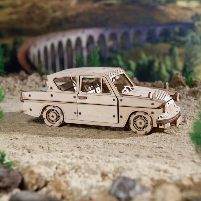 Ugears 3D lesene mehanske uganke Harry Potter Leteči Ford Anglia