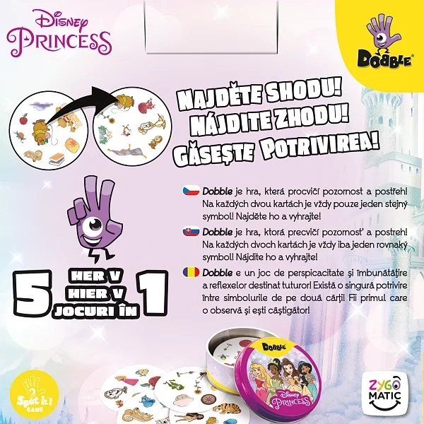 Dobble Disney princese