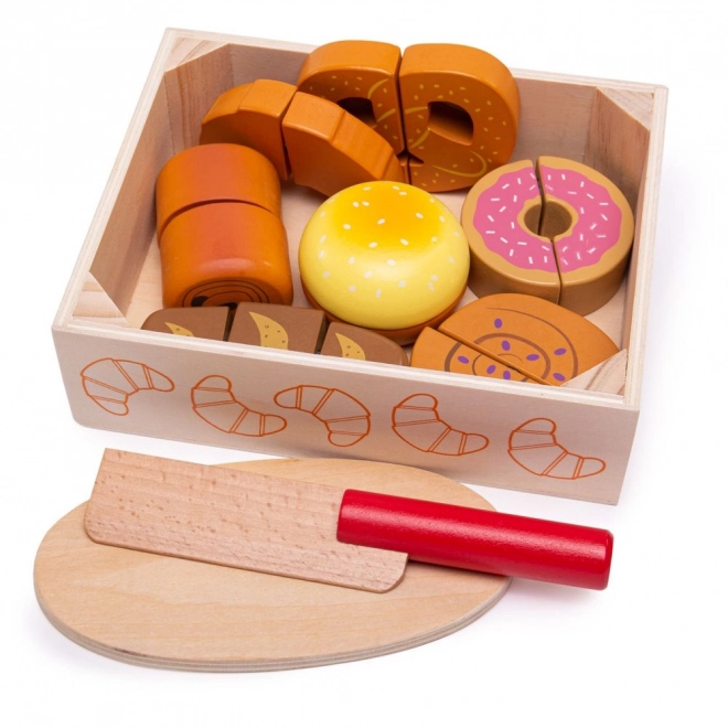 Bigjigs Toys Kruhci pecivo v škatli