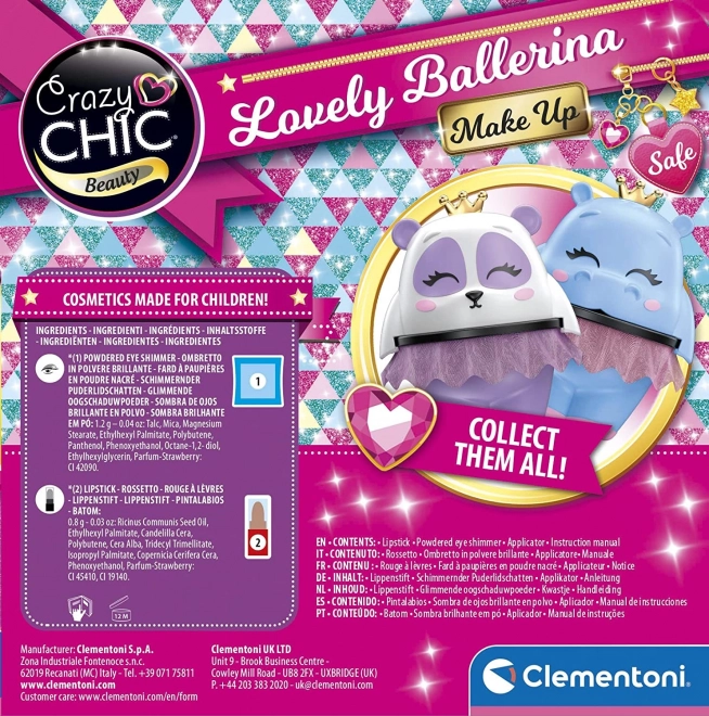 CLEMENTONI Crazy Chic Čudovita ličila: Plesalka