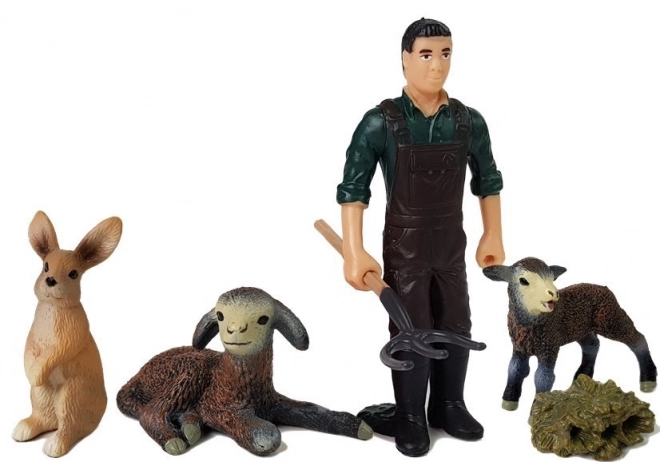 Set figurk Kmetija: Domače živali in kmet