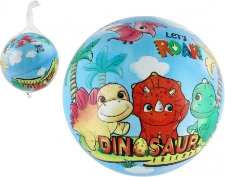 napihljiva žoga dinozavrski prijatelji 23 cm v mrežici