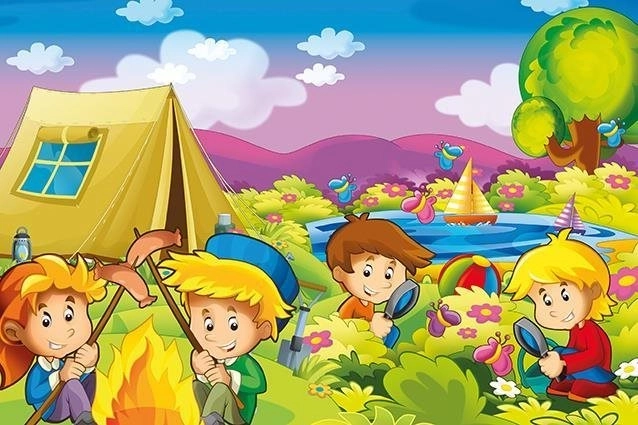 Lesene puzzle Radovedni taborničarji 25 kosov ART PUZZLE