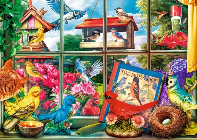 Trefl puzzle Tea Time: Svet ptic 1000 koščkov