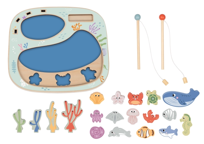 Ribolovna igrača Tooky Toy Montessori