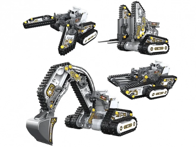 176-ele RC0665 Set daljinskega upravljanja 4 v 1 za zložljive gradbene stroje