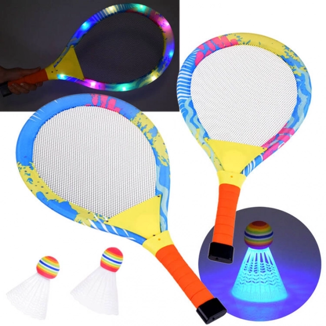 Svetlobne badminton loparji za zabavo