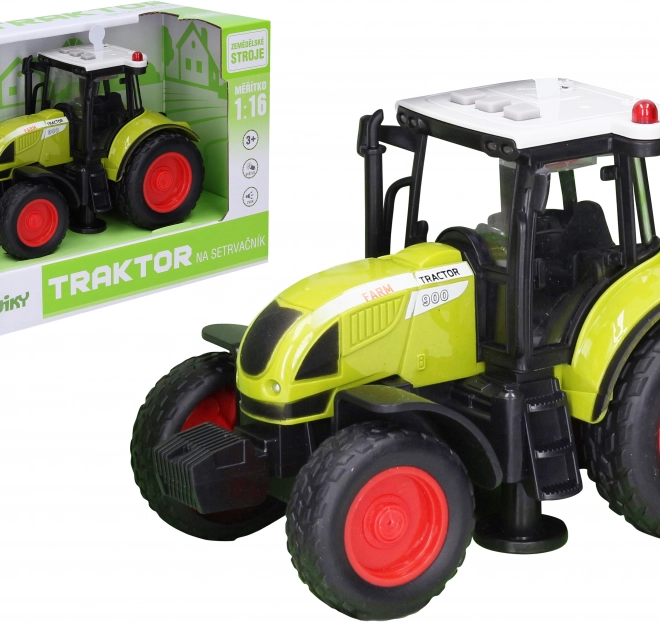 Traktor na vztrajnik s svetlobnimi in zvočnimi učinki 18 cm