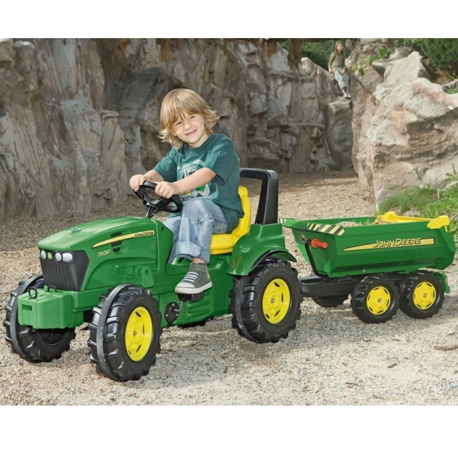 Rolly Toys prikolica s preklopnim tovornjakom John Deere