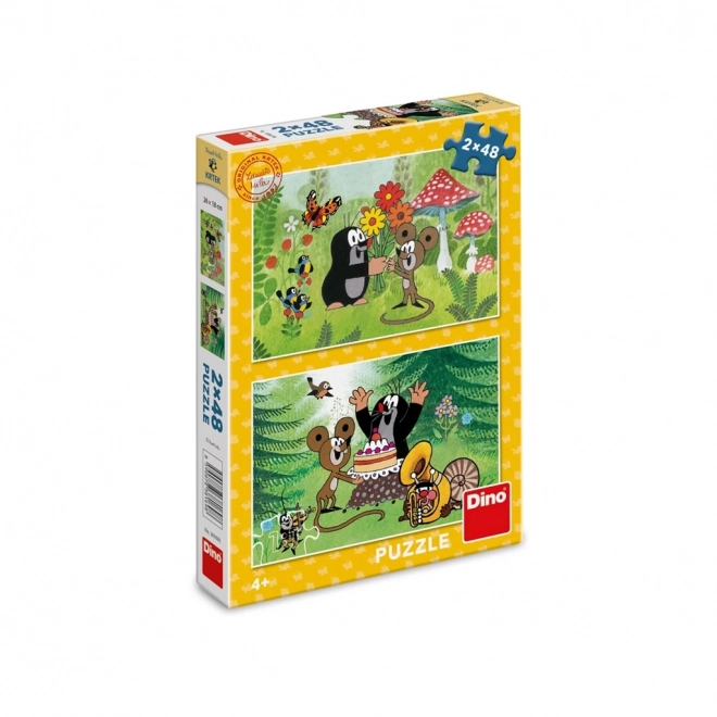Dino Puzzle Krtek Praznovanje
