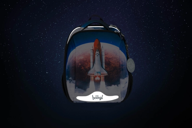 BAAGL SET 5 Shelly Space Shuttle: nahrbtnik, peresnica, vrečka, mape, škatla