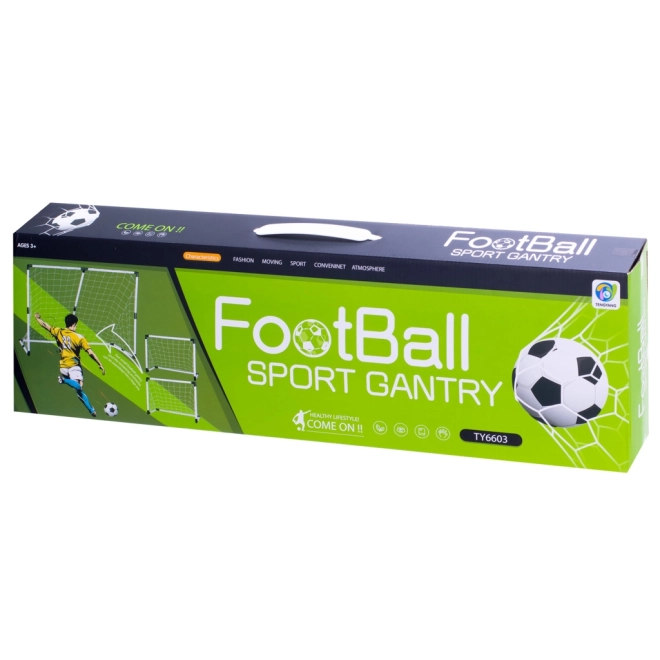 Nogometni gol 2v1 za otroke 143x110x70 cm
