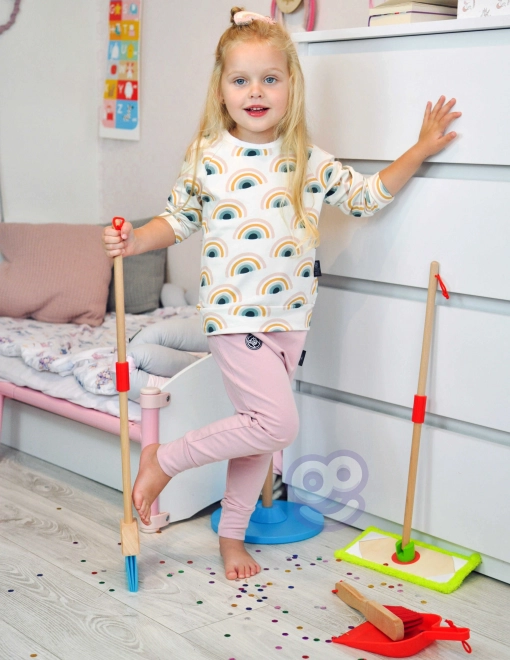 Lesena čistilna set za otroke Tooky Toy