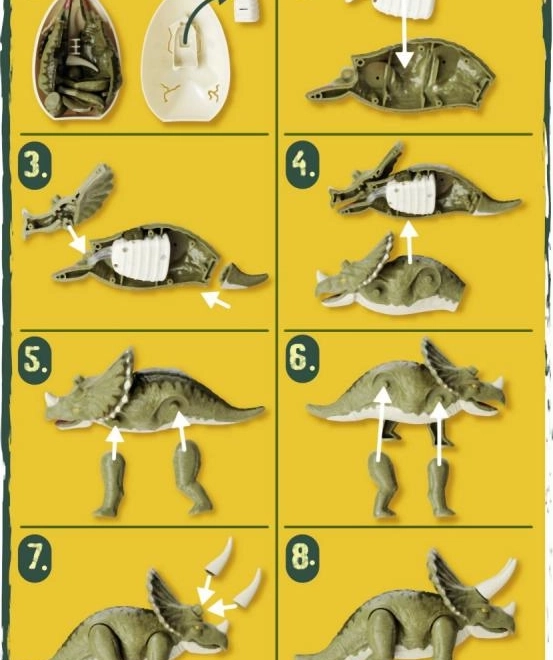 Svetleča figura dinozavra v jajcu