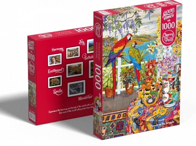 Puzzel papige na verandah 1000 kosov
