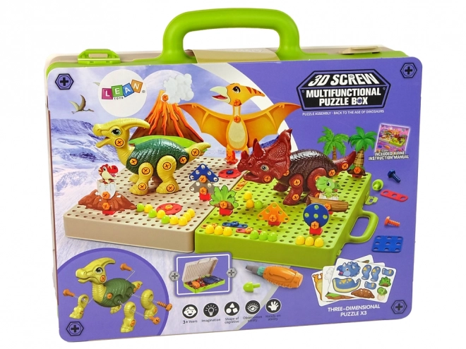 Komplet dinosavrov s izvijačem