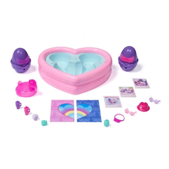 Živalce Hatchimals na bazenski zabavi