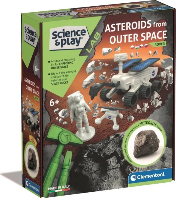 CLEMENTONI Znanost&Igrajte Laboratorij: Raziskovalni komplet NASA z asteroidem