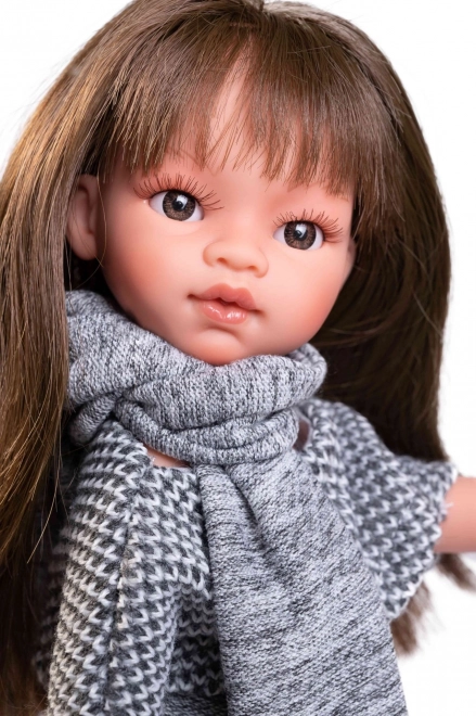 Realistična lutka Emily s celotelesnim vinilom - 33 cm